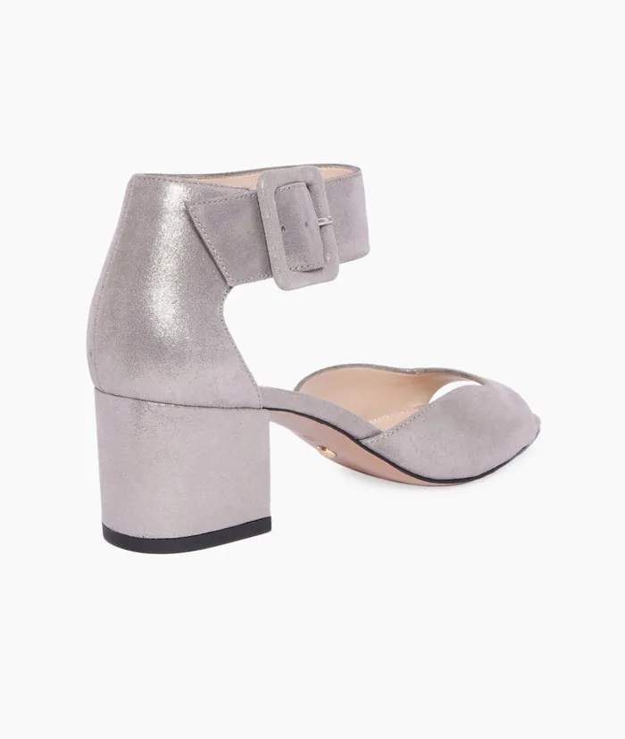 Pelle Moda Uliss Low Heel 8211 Pewter Pewter Shimmer Suede Women Low Heels Pelle Moda Uliss Low Heel 8211 Pewter Pewter Shimmer Suede Women Low Heels