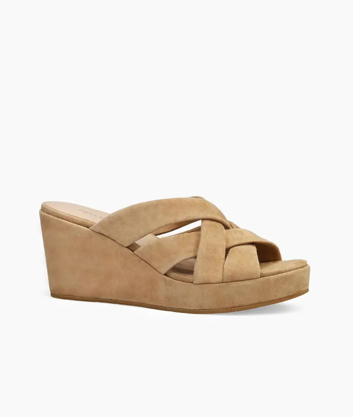 Pelle Moda Wilona Wedge 8211 Latte Latte Kid Suede Women Wedges Pelle Moda Wilona Wedge 8211 Latte Latte Kid Suede Women Wedges