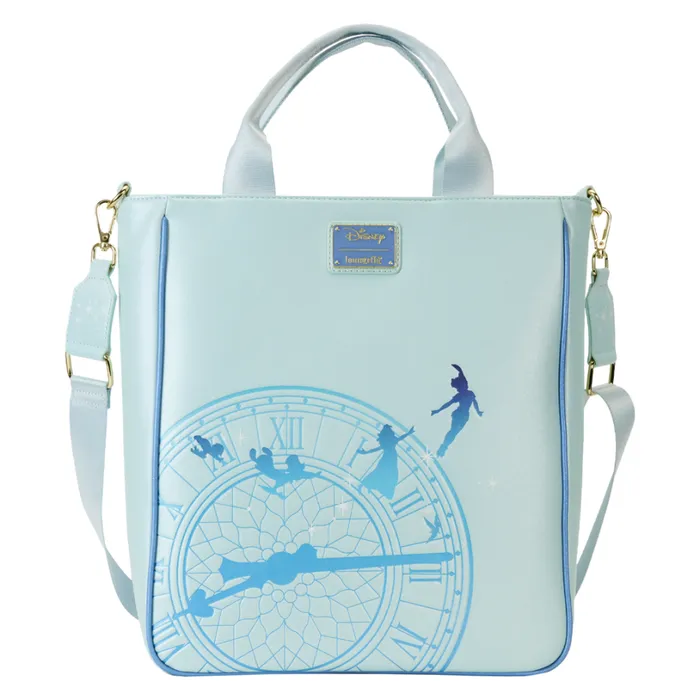 Peter Pan You Can Fly Glow Tote Bag With Coin Bag Unisex Loungefly Bags and Wallets Peter Pan You Can Fly Glow Tote Bag With Coin Bag Unisex Loungefly Bags and Wallets