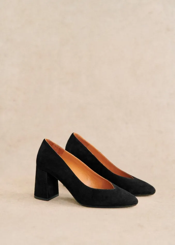 Szane Babies Ballerinas and Pumps Womens Alice Heel Pumps Black