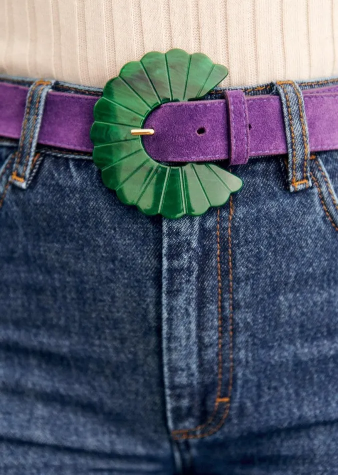 Szane Belts Womens Sandy Belt Green Multicoloured