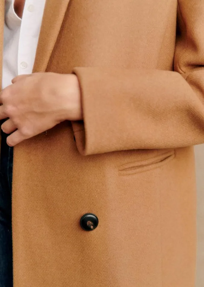 Szane Jackets and Coats Womens Johnson Coat Camel