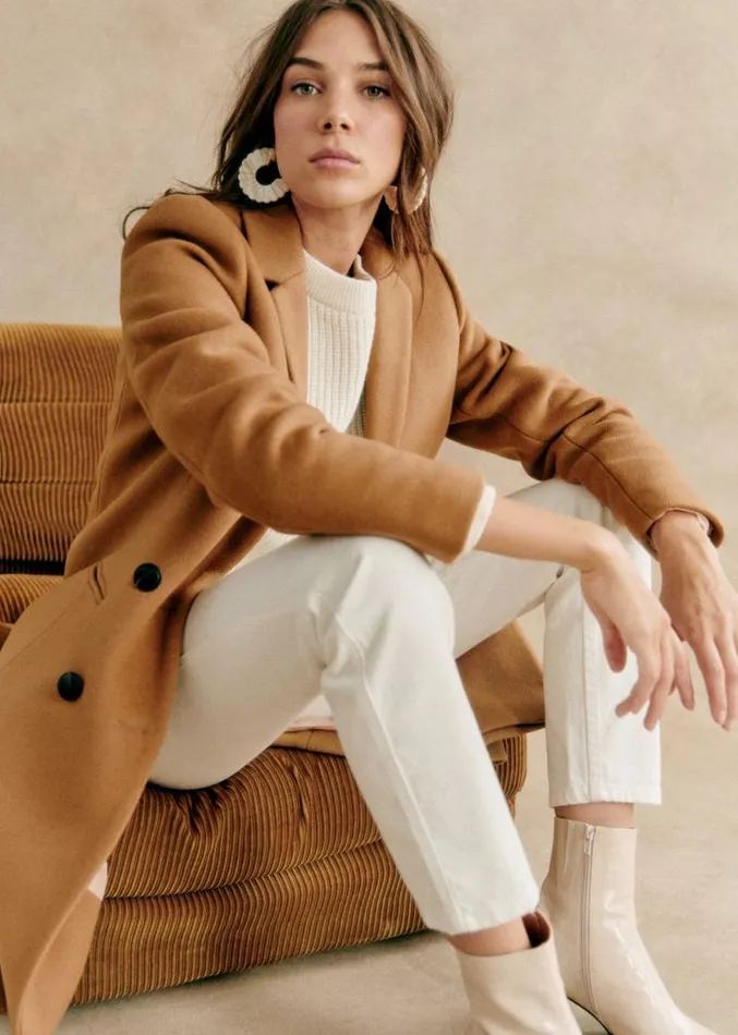 Szane Jackets and Coats Womens Johnson Coat Camel