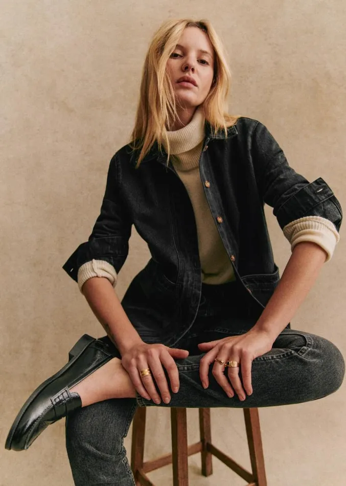 Szane Jackets and Coats Womens Will Jacket Washed Black