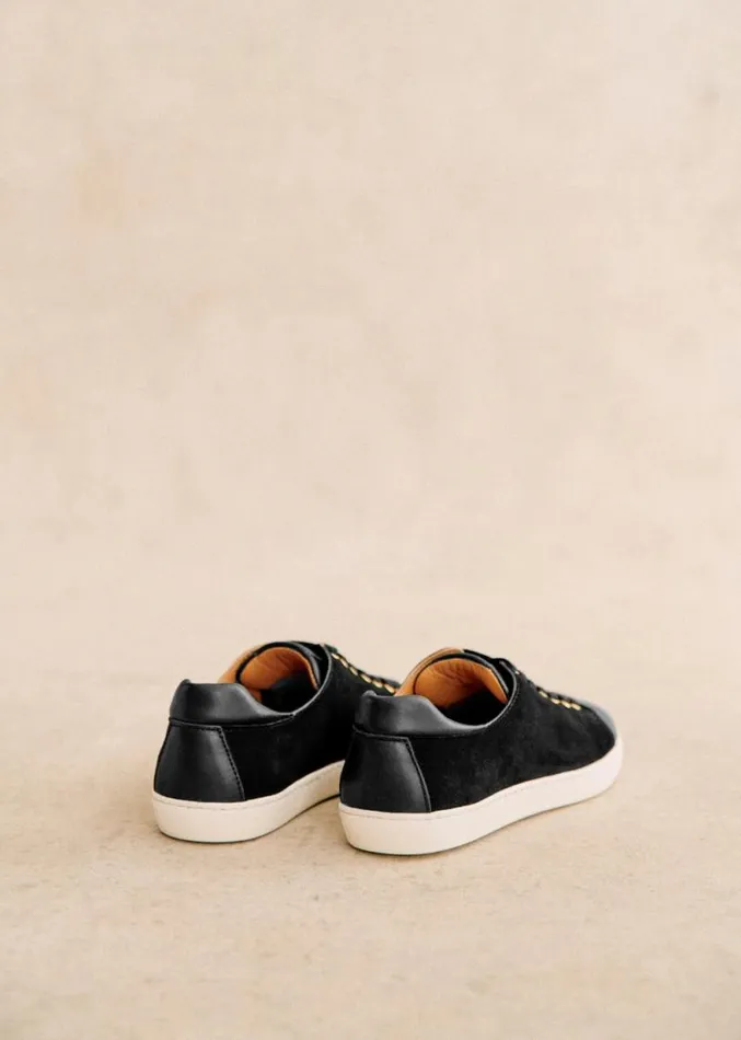 Szane Loafers and Sneakers Womens Jack Trainers Black Bimaterial