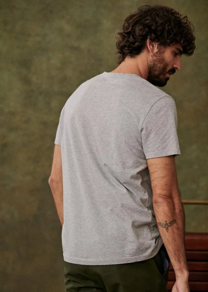Szane TShirts and Sweatshirts Mens Sonny Tshirt Mottled Grey