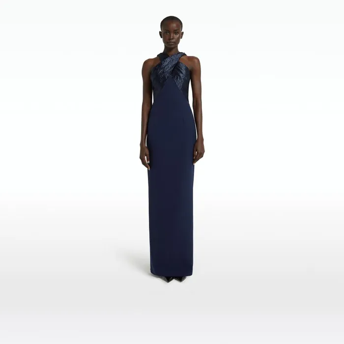 Safiyaa Alara Maritime Long Dress Women Dresses