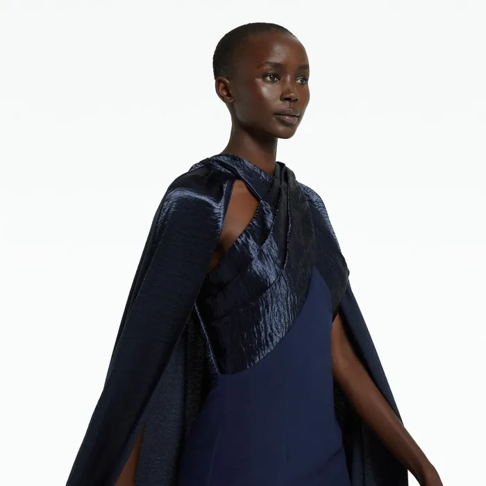 Safiyaa Alara Maritime Long Dress Women Dresses