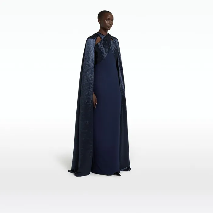 Safiyaa Alara Maritime Long Dress Women Dresses