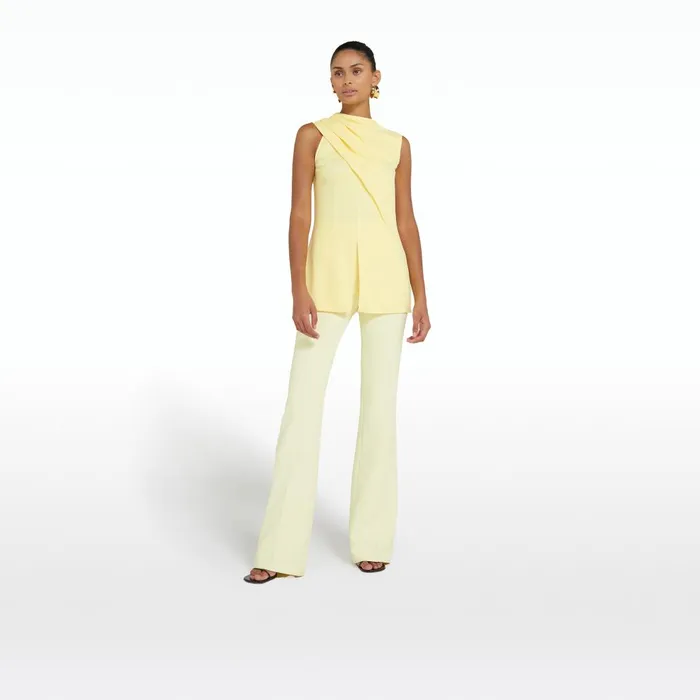 Safiyaa Alexa Buttermilk Trousers Women Trousers