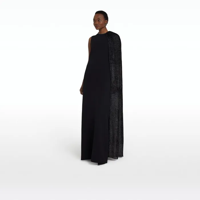 Safiyaa Asan Black Long Dress Women Dresses