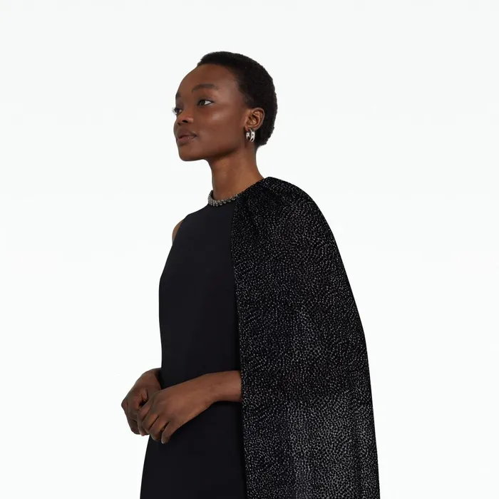 Safiyaa Asan Black Long Dress Women Dresses