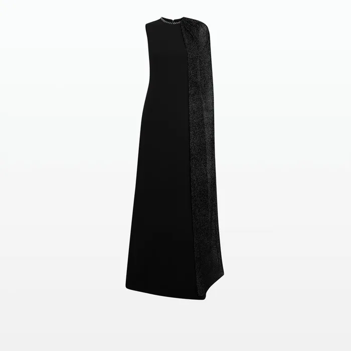 Safiyaa Asan Black Long Dress Women Dresses