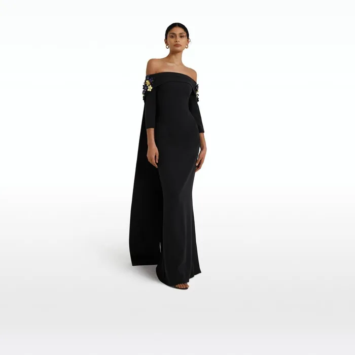 Safiyaa Bellara Black Harness With Soshin Dress Women Dresses