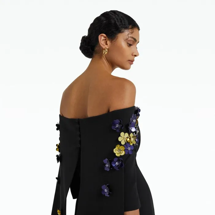 Safiyaa Bellara Black Harness With Soshin Dress Women Dresses