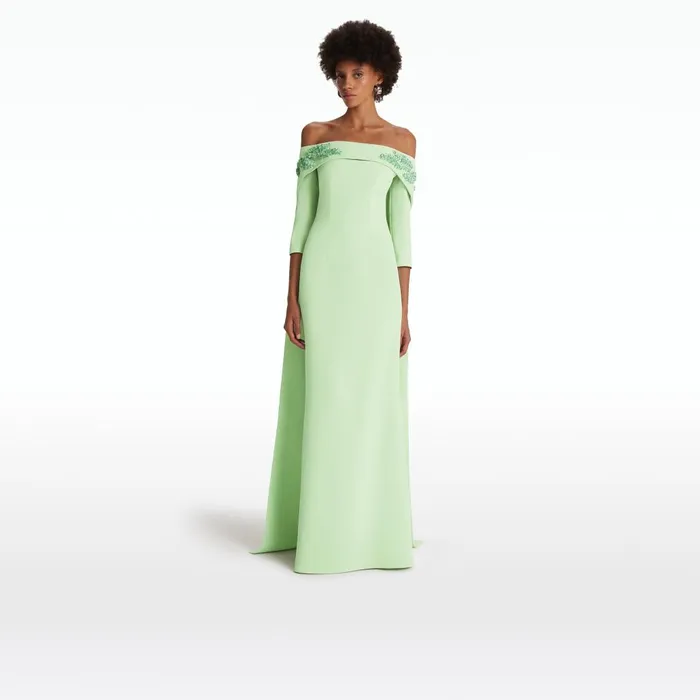 Safiyaa Bellara Harness and Soshin Aloe Long Dress Women Capes and Harnesses