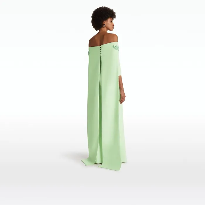 Safiyaa Bellara Harness and Soshin Aloe Long Dress Women Capes and Harnesses