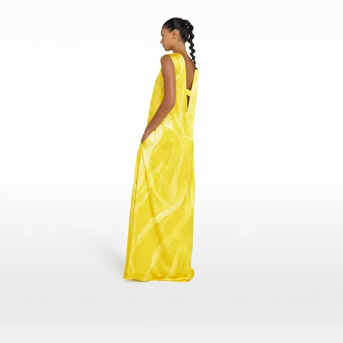 Safiyaa Carrara Canary Long Dress Women Dresses