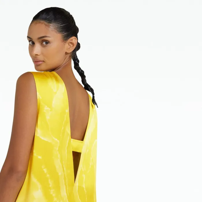 Safiyaa Carrara Canary Long Dress Women Dresses