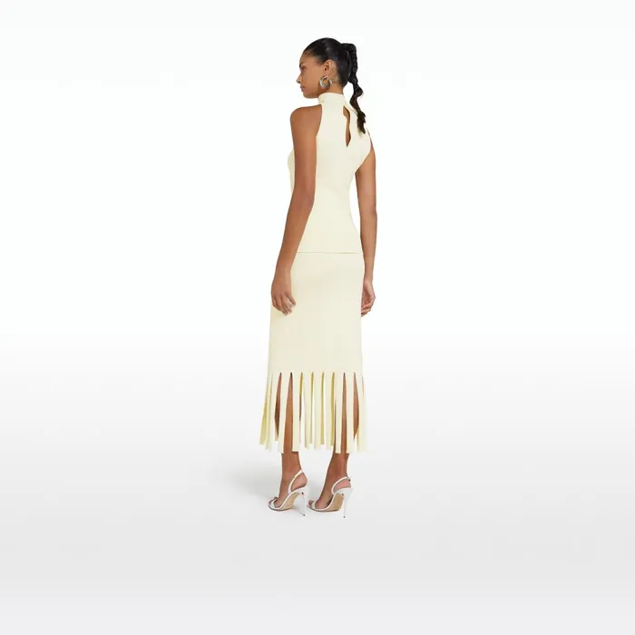 Safiyaa Chascara Buttermilk Knit Women Tops