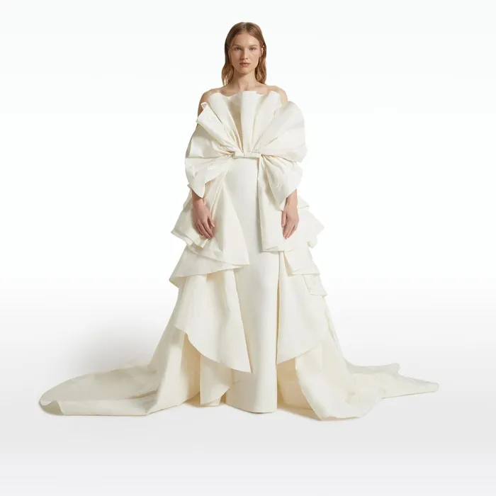 Safiyaa Elsie Ivory Long Dress Women Dresses