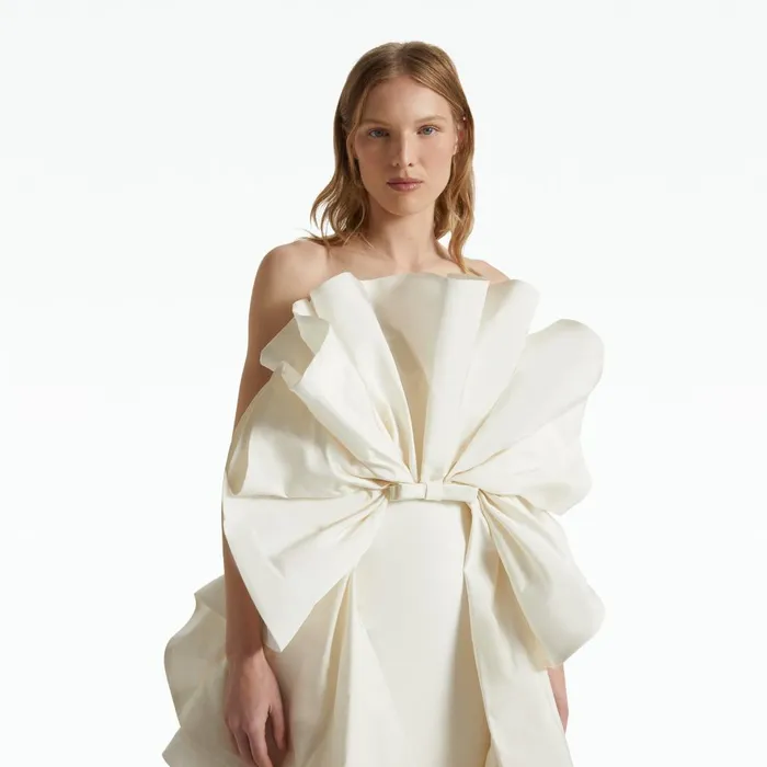 Safiyaa Elsie Ivory Long Dress Women Dresses