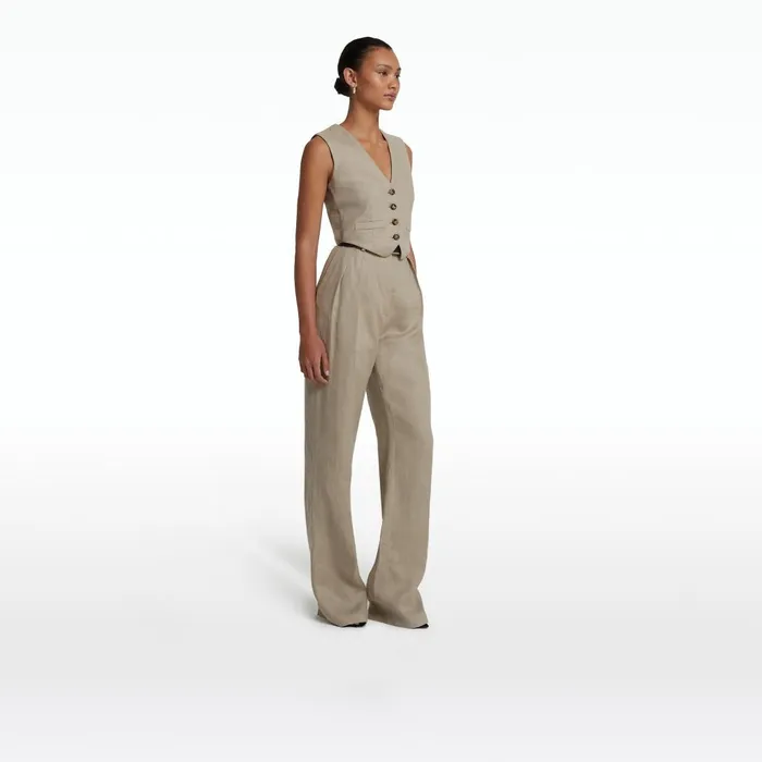 Safiyaa Ferna Stone Trousers Women Trousers