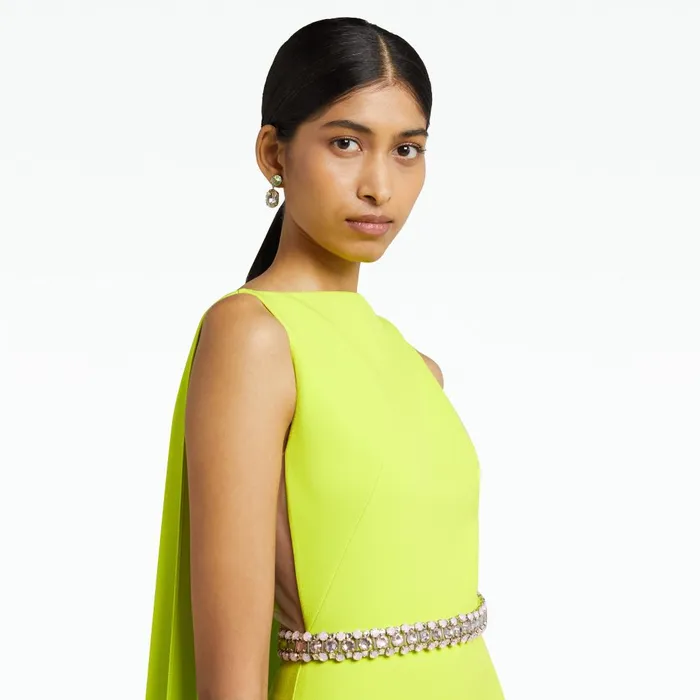 Safiyaa Ginevra Tendershoots Long Dress With Embroidered Belt Women Dresses
