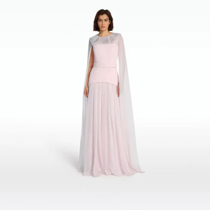 Safiyaa Gloria Pale Pink Long Dress Women Dresses