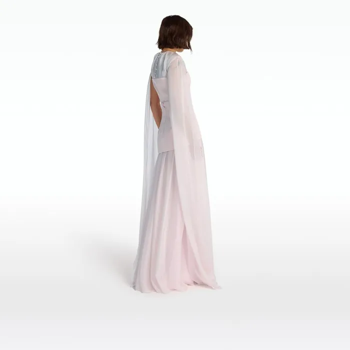 Safiyaa Gloria Pale Pink Long Dress Women Dresses