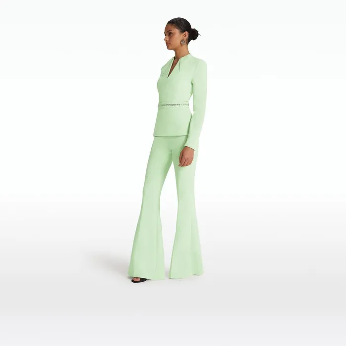 Safiyaa Halluana Aloe Trousers Women Trousers