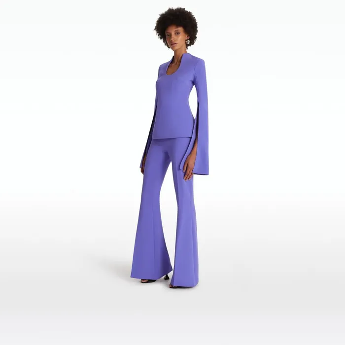 Safiyaa Halluana Amethyst Trousers Women Trousers