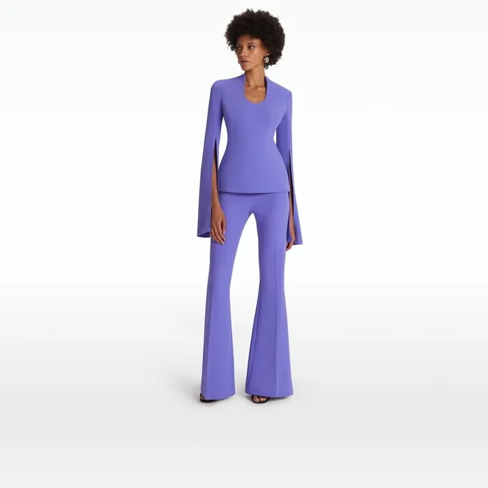 Safiyaa Halluana Amethyst Trousers Women Trousers