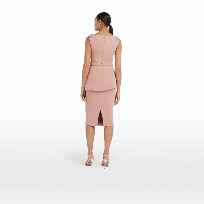 Safiyaa Hokoku Dusty Pink Skirt Women Skirts