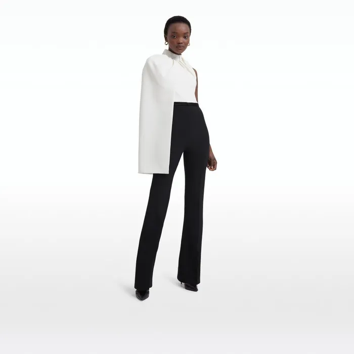 Safiyaa Jaime Black and Ivory Jumpsuit Women Jumpsuits