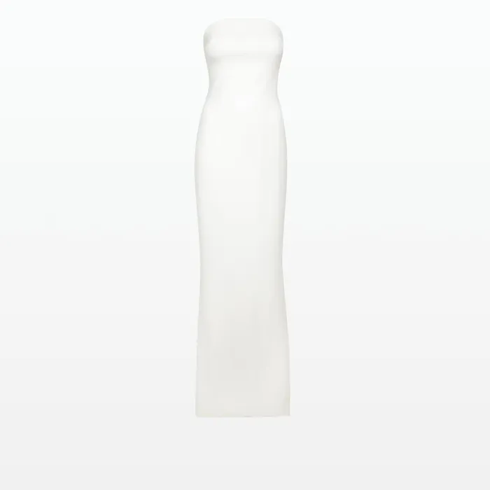 Safiyaa Manore Ivory Harness With Soshin Long Dress Women Capes and Harnesses