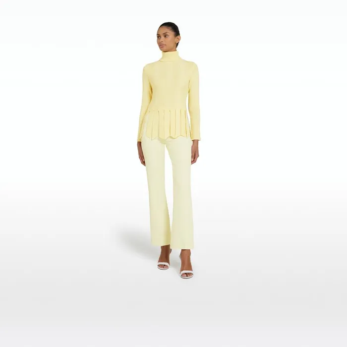 Safiyaa Mari Buttermilk Trousers Women Trousers
