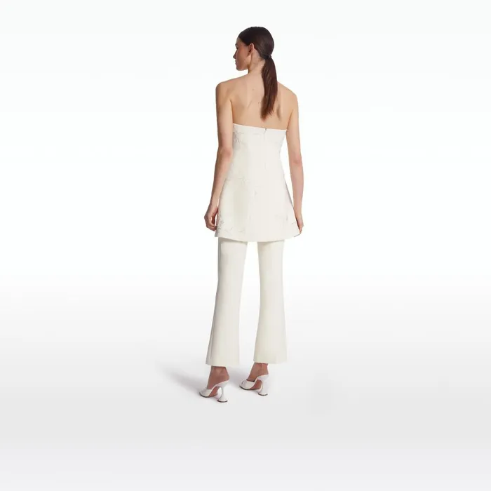 Safiyaa Mari Ivory Trousers Women Trousers