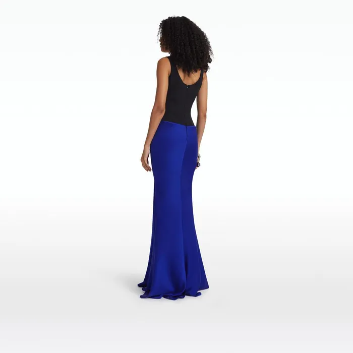 Safiyaa Marlena Marrakech and Black Long Dress Women Dresses