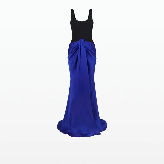 Safiyaa Marlena Marrakech and Black Long Dress Women Dresses