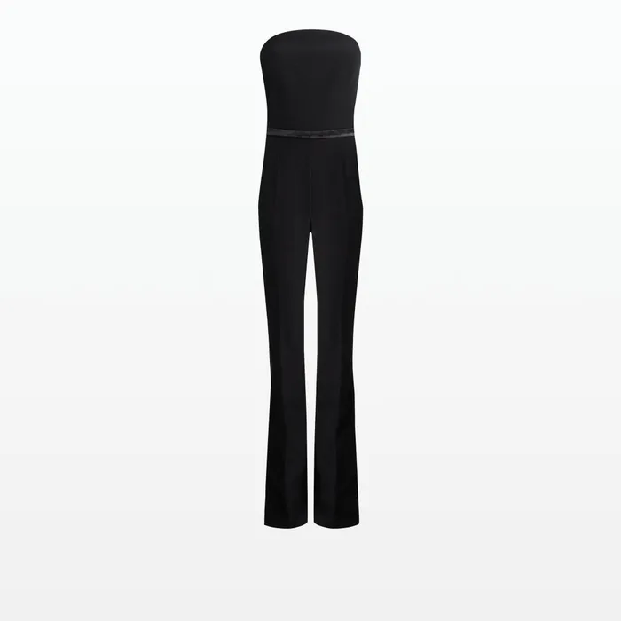 Safiyaa Myrine Black Jumpsuit With Belt Women Jumpsuits