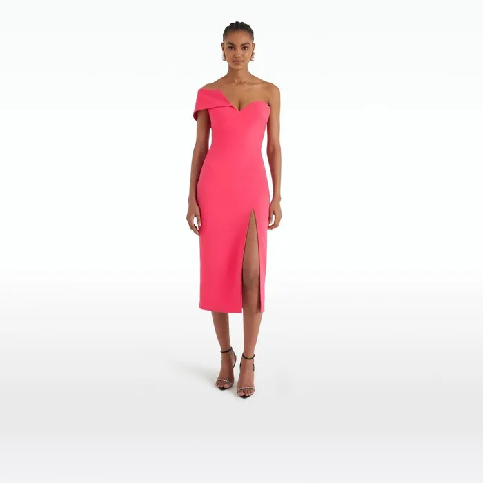 Safiyaa Opal Dahlia Midi Dress Women Dresses