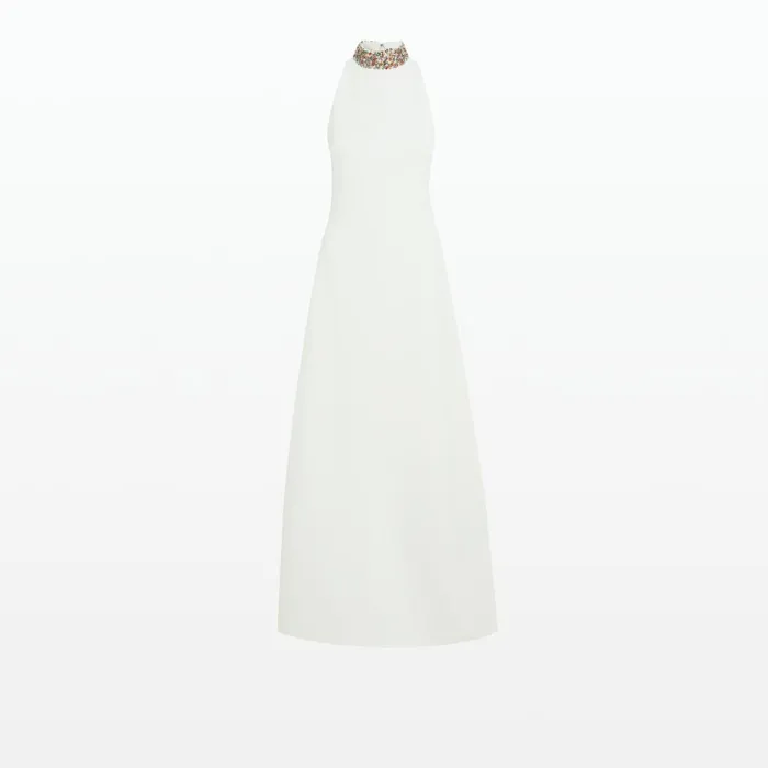Safiyaa Priscilla Ivory Long Dress Women Dresses