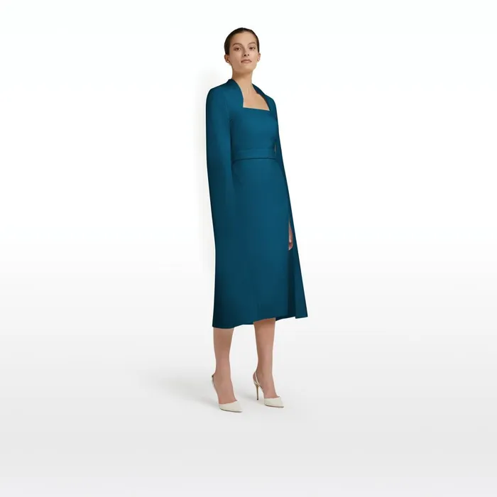 Safiyaa Roni Poseidon Midi Dress Women Dresses