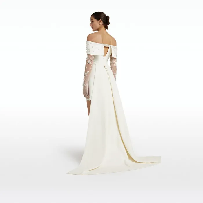 Safiyaa Shina Ivory Short Dress Women Dresses