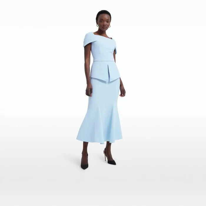 Safiyaa Sol Pale Blue Skirt Women Skirts