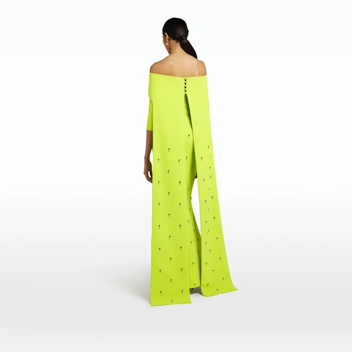Safiyaa Soshin Tendershoots Long Dress With Bellara Harness Women Capes and Harnesses