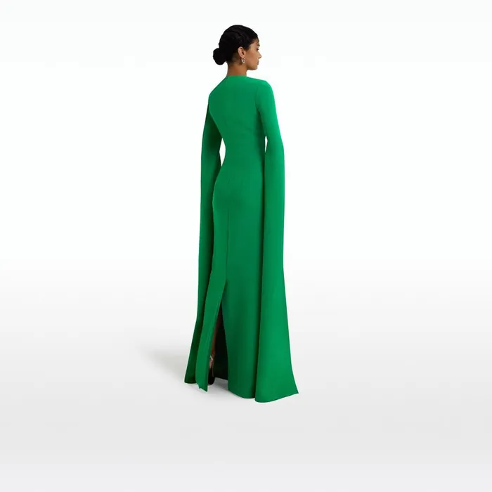 Safiyaa Talin Emerald Long Dress Women Dresses