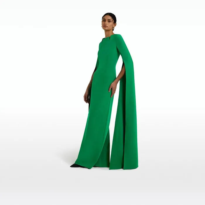 Safiyaa Talin Emerald Long Dress Women Dresses