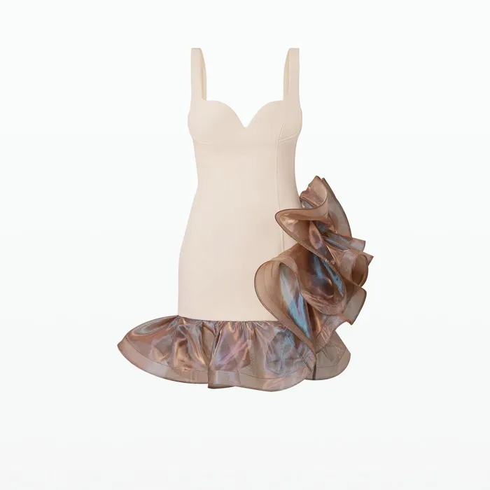 Safiyaa Tenaya Pebble Short Dress Women Dresses
